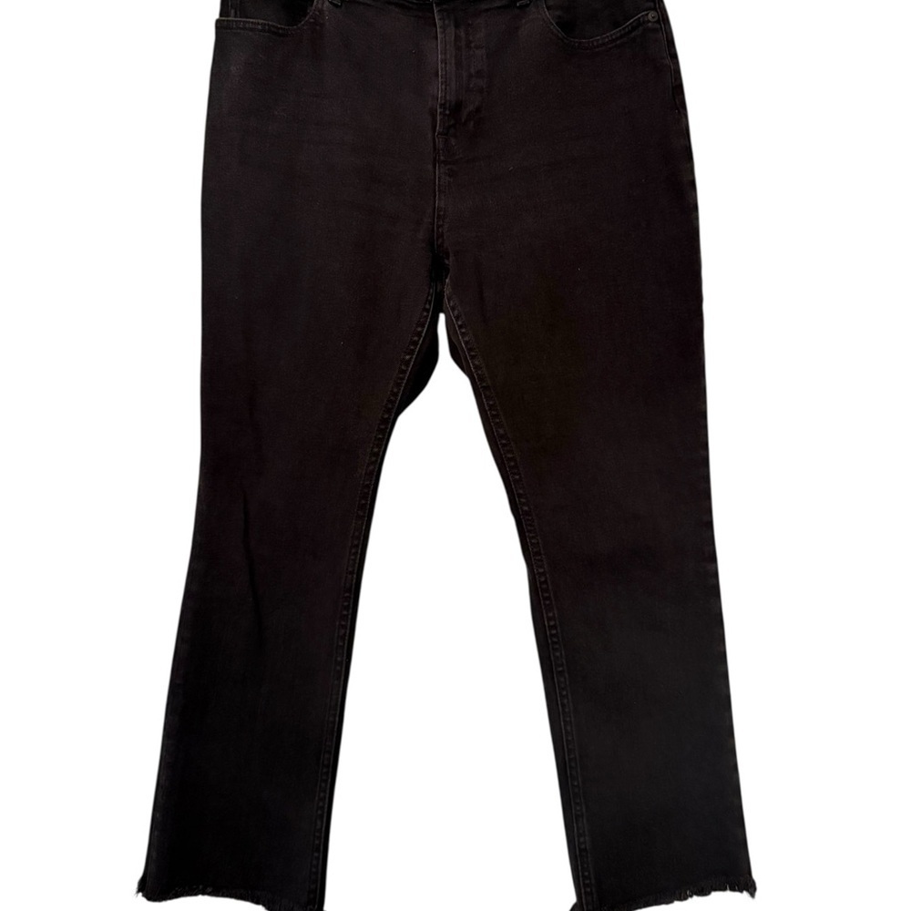 Everlane High-Waisted Straight Leg Jeans – Black, Size 32 Regular - Picture 4 of 8